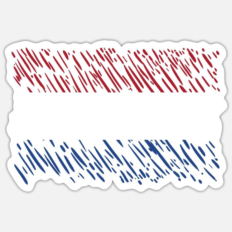 Netherlands - Sticker size S (10 x 10 cm) - white matte
