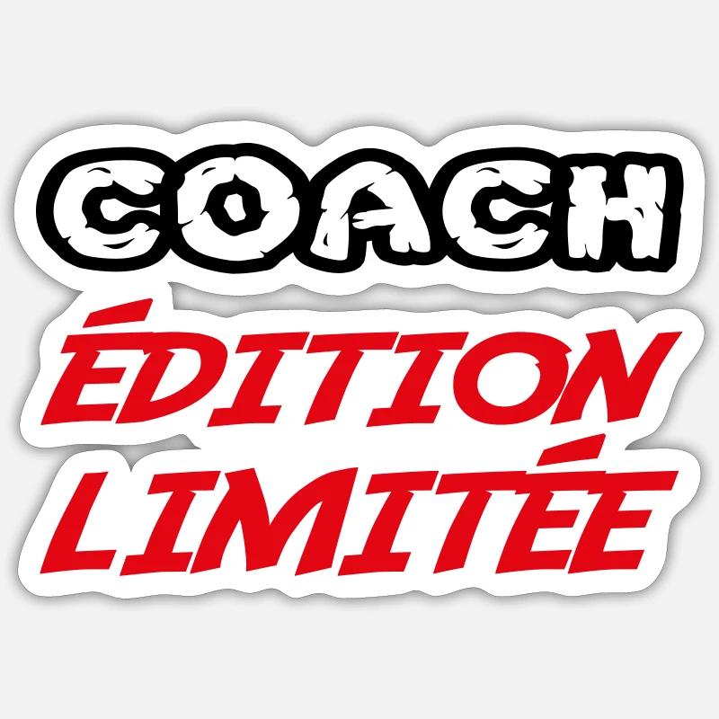 COACH Limited Edition - Sticker size S (10 x 10 cm) - white matte