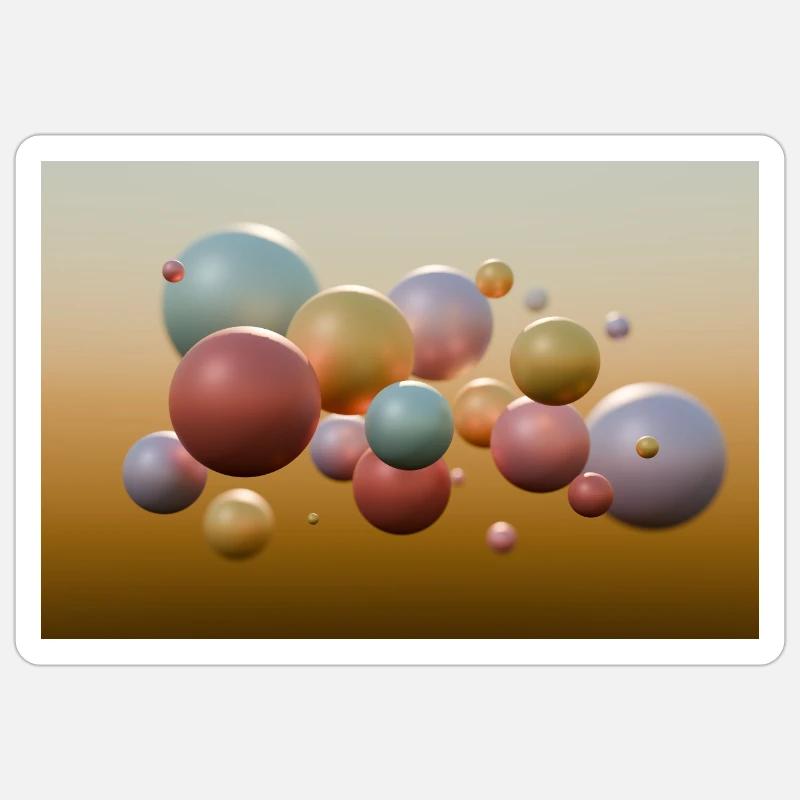 CANDY Sticker taille S (10 x 10 cm)