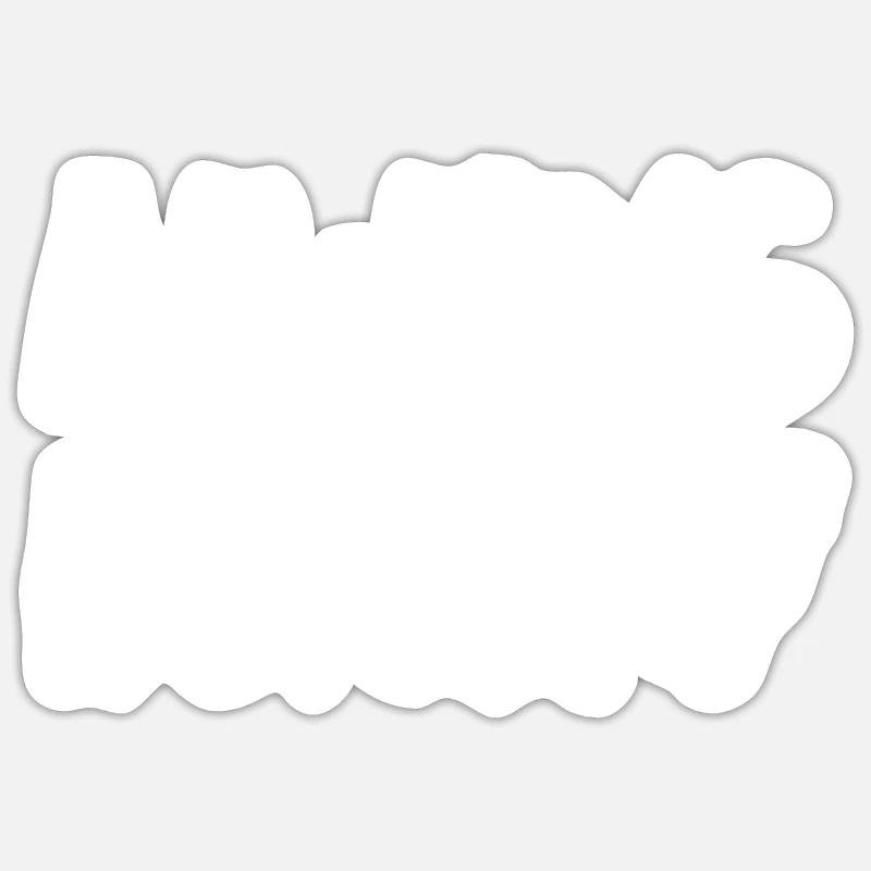 Always Hungry - Sticker size S (10 x 10 cm) - white matte