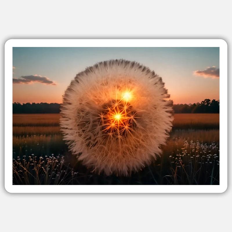 Pusteblume Sticker Größe S (10 x 10 cm)