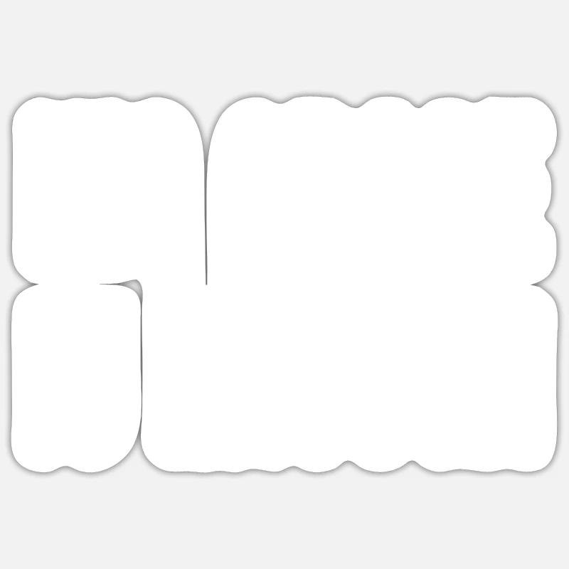 Sa Grâce suffit - Sticker taille S (10 x 10 cm) - blanc mat