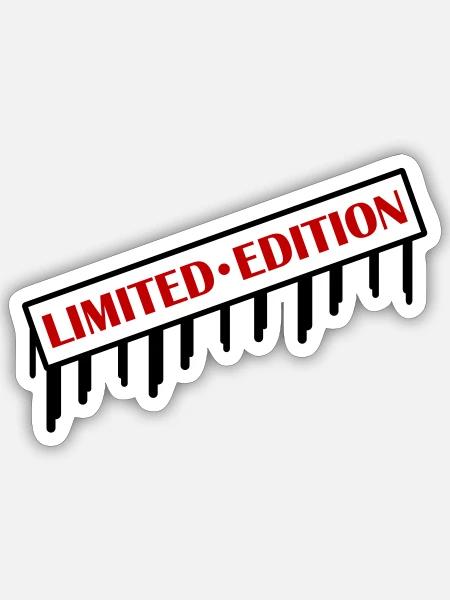 limited edition 2 - Sticker Größe S (10 x 10 cm) - Mattweiß