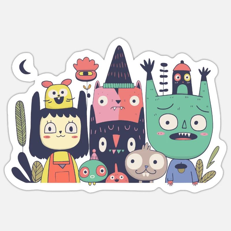 Soir Sticker taille S (10 x 10 cm)