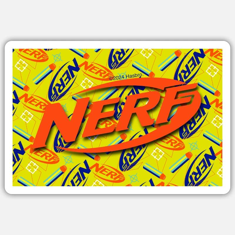 Nerf Design With Nerf Darts Sticker size S (10 x 10 cm)