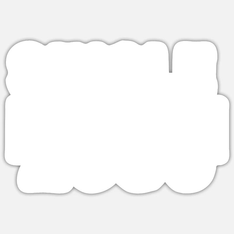 2030 - Sticker taille S (10 x 10 cm) - blanc mat