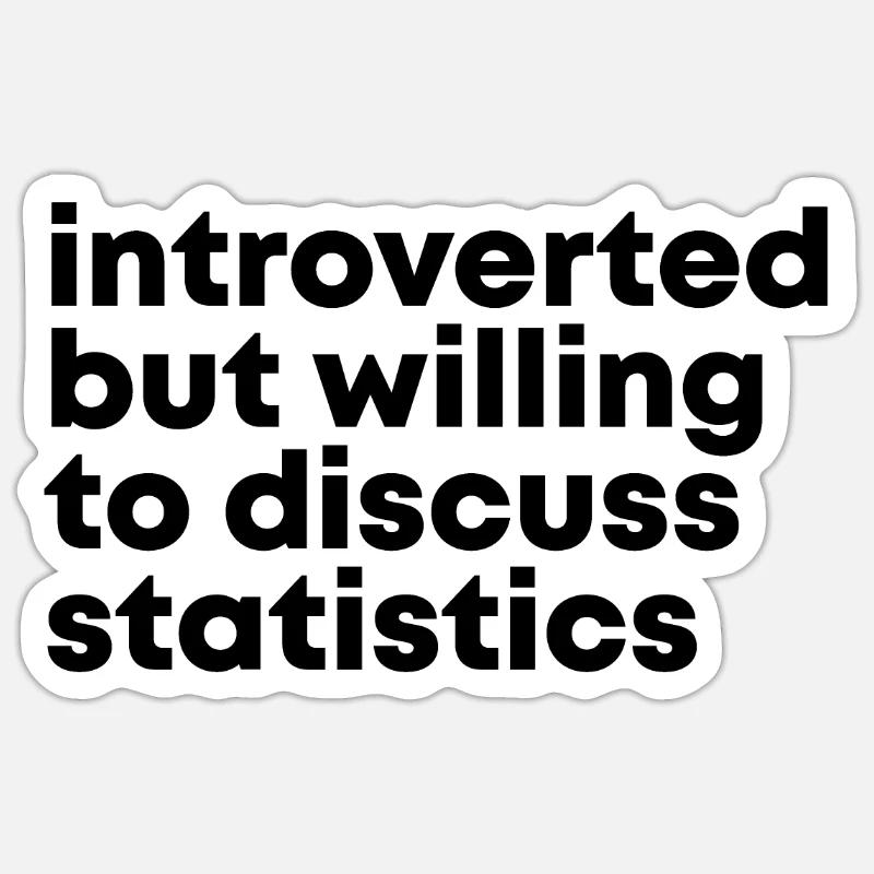 Statistics Sticker size S (10 x 10 cm)