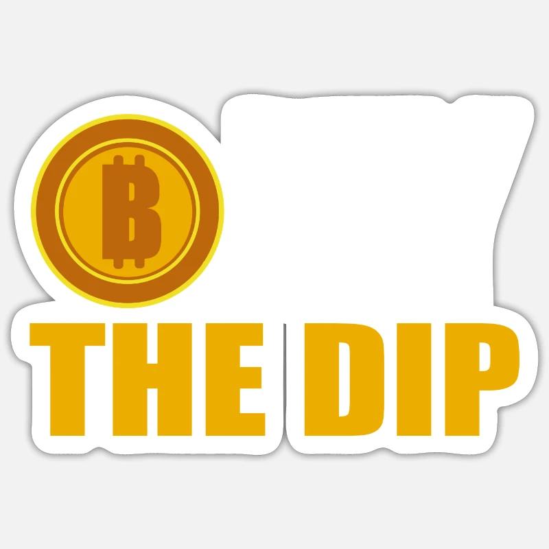 Bitcoin - Sticker Größe S (10 x 10 cm) - Mattweiß