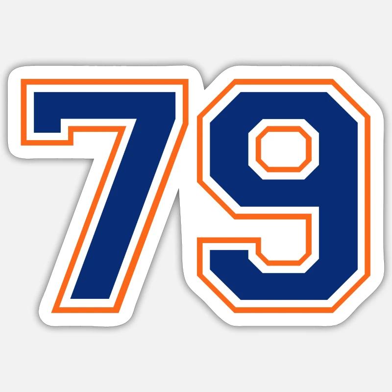 79 - Sticker size S (10 x 10 cm) - white matte