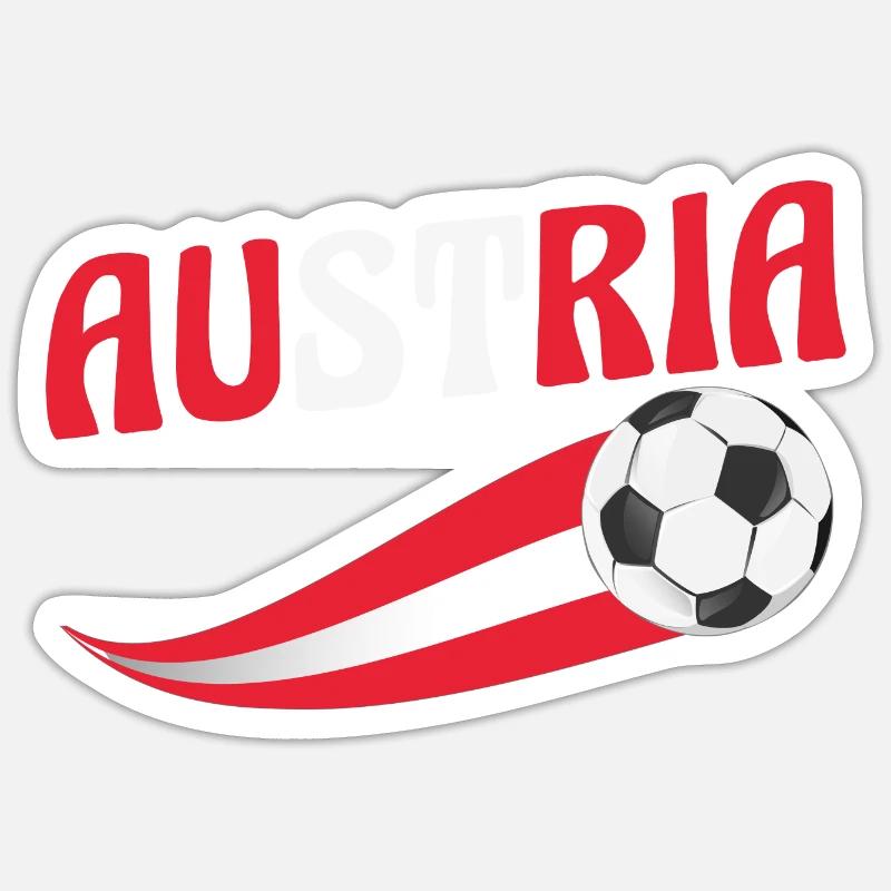 Austrians Austria - Sticker size S (10 x 10 cm) - white matte