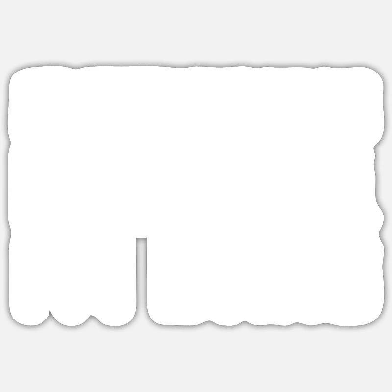 Everything Hurts & I'm Dying - Sticker taille S (10 x 10 cm) - blanc mat