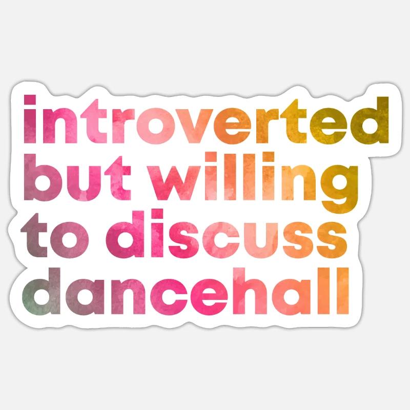 Dancehall Dancehall Sticker Größe S (10 x 10 cm)