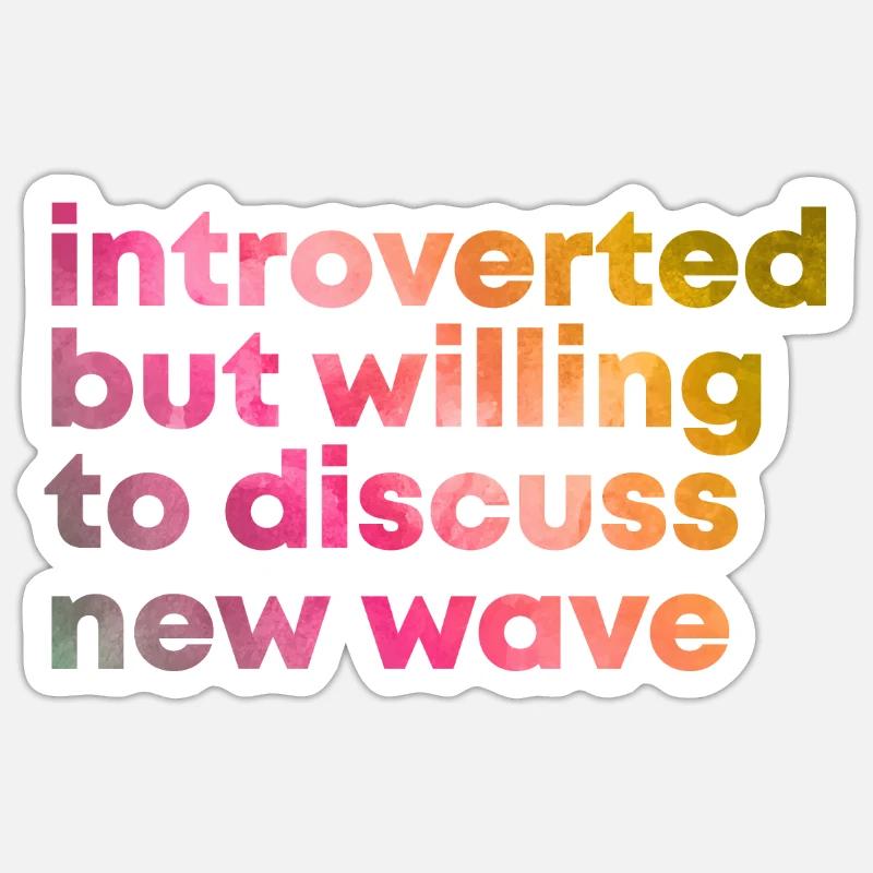 New Wave New Wave Sticker size S (10 x 10 cm)