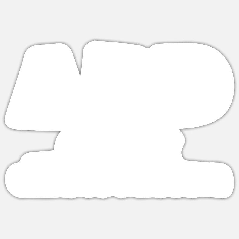 ABD All But Dissertation 3 Sticker Größe S (10 x 10 cm)