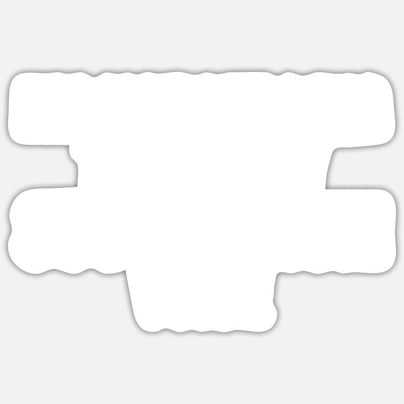 Funny Soccer Mom Voice - Sticker taille S (10 x 10 cm) - blanc mat
