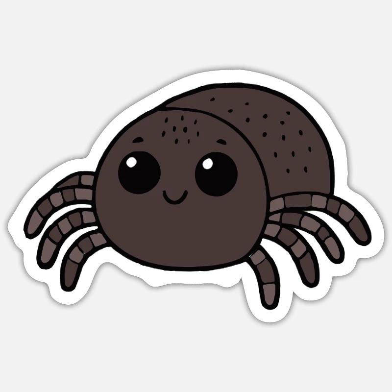 Spider Tarantula - Sticker size S (10 x 10 cm) - white matte