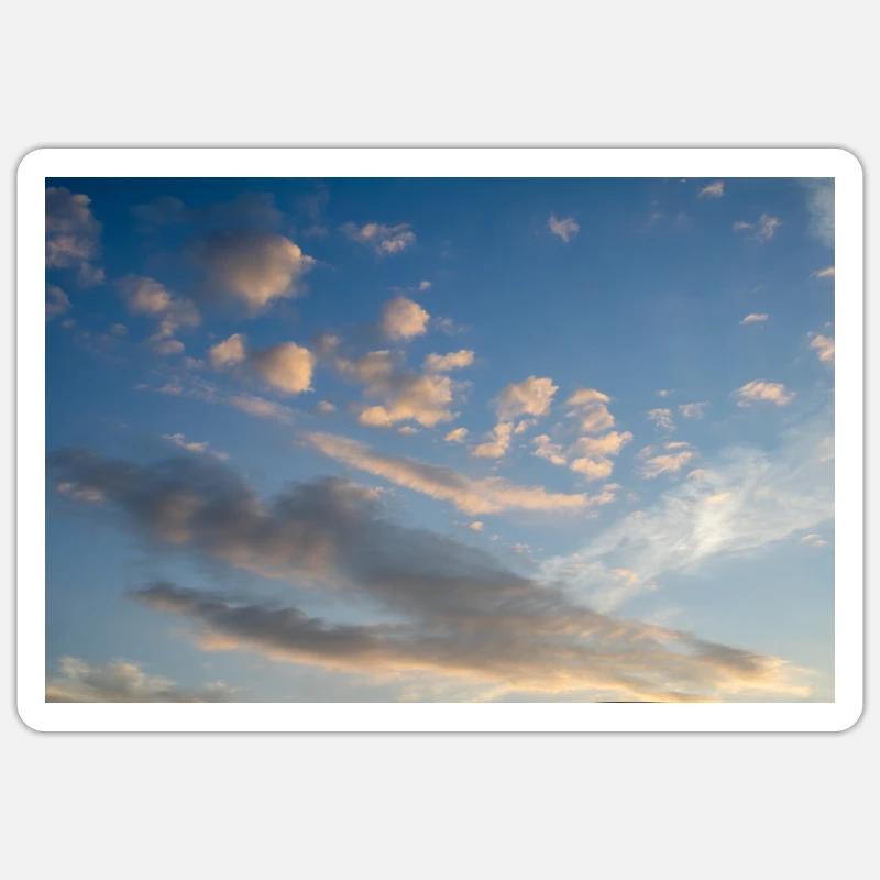Fantasy Sky - Sticker size S (10 x 10 cm) - white matte