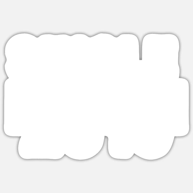 Single, 2010 - Sticker taille S (10 x 10 cm) - blanc mat