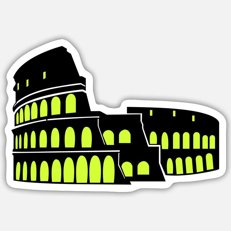 Colosseum Sticker size S (10 x 10 cm)