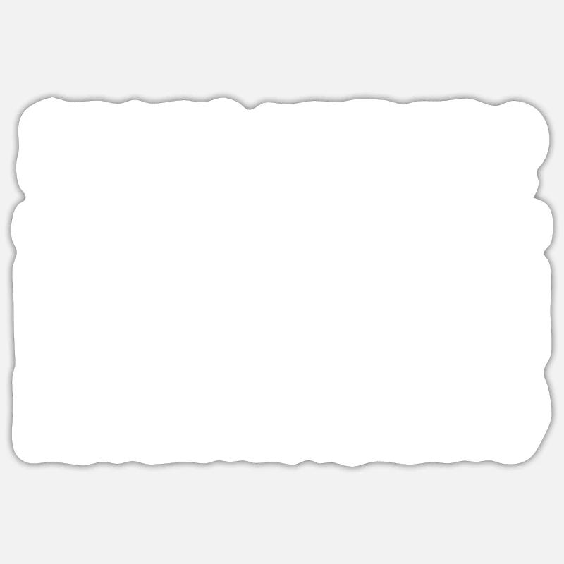 Père de 6 enfants - Sticker taille S (10 x 10 cm) - blanc mat