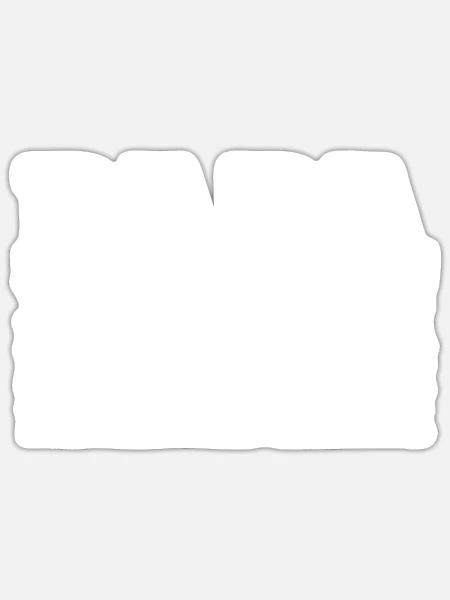 Papa Von Zwillingen - Sticker Größe S (10 x 10 cm) - Mattweiß
