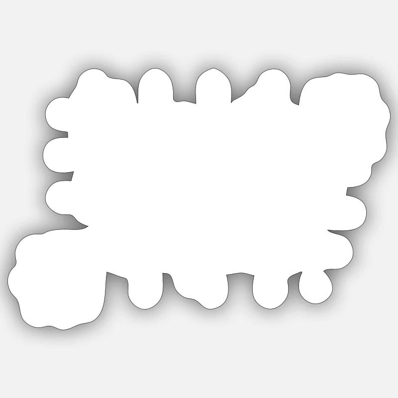 Mamacita needs a margarita - Sticker taille S (10 x 10 cm) - blanc mat