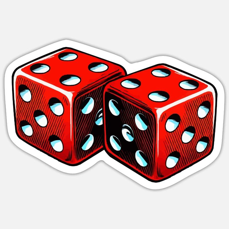 Cube 2 Sticker size S (10 x 10 cm)