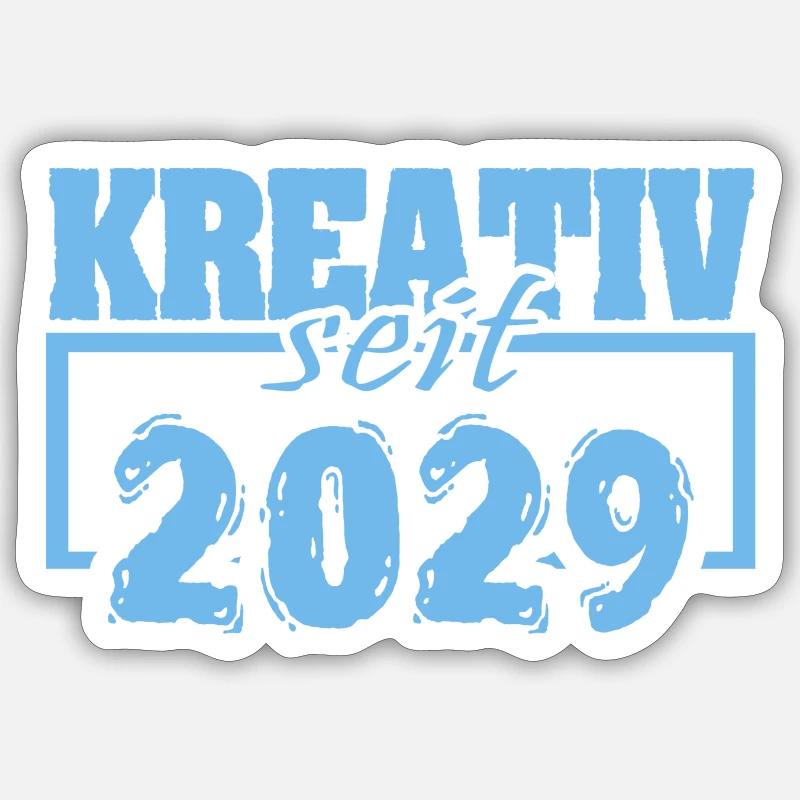 2029 - Sticker size S (10 x 10 cm) - white matte