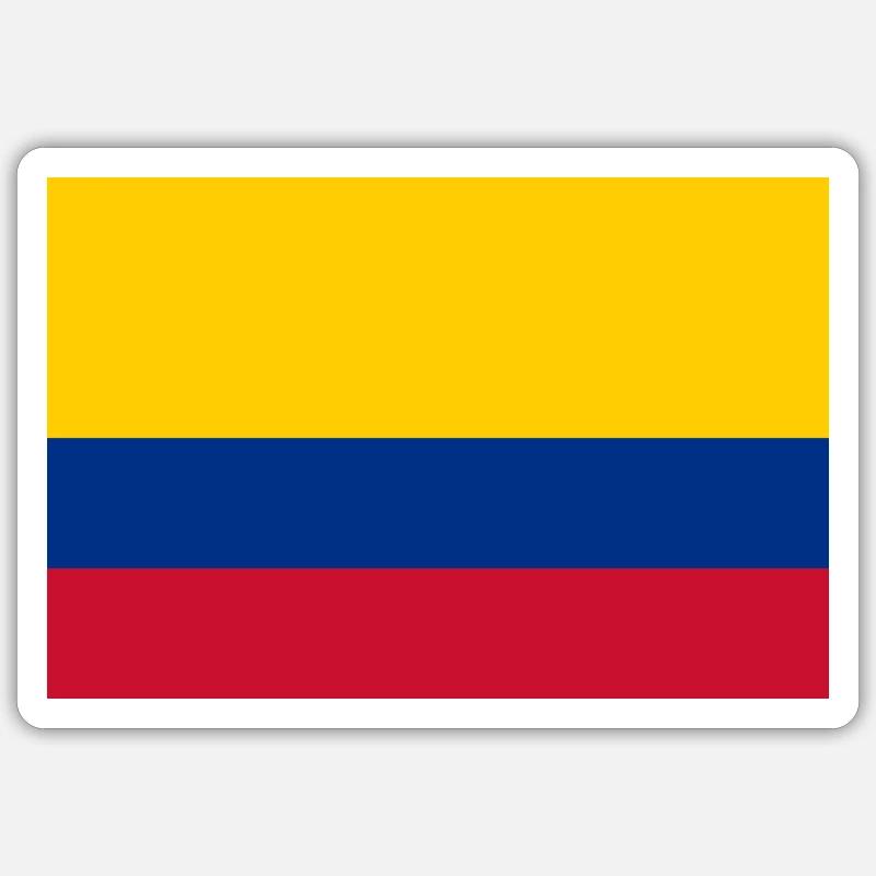 Colombie Sticker taille S (10 x 10 cm)