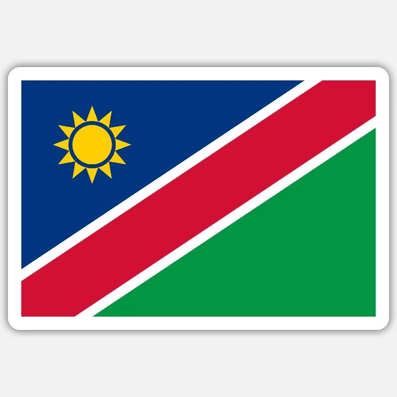 Namibia - Sticker Größe S (10 x 10 cm) - Mattweiß