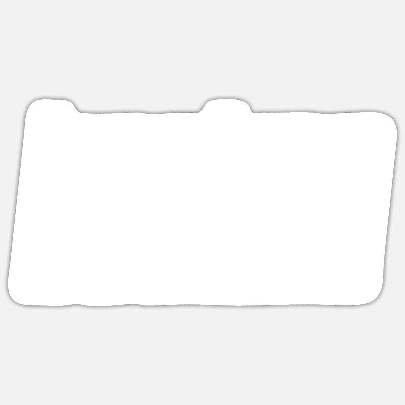 Techno Music Logo - Sticker taille S (10 x 10 cm) - blanc mat
