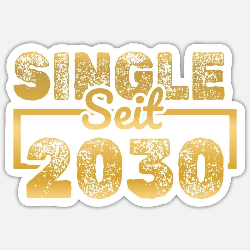 2030 - Sticker Größe S (10 x 10 cm) - Mattweiß