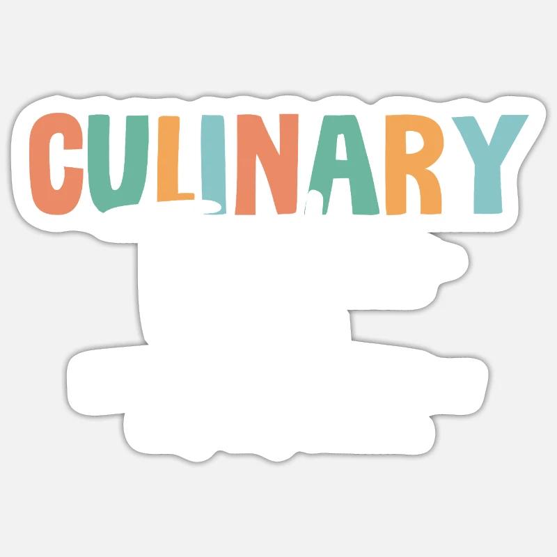 Cool Culinary Instructor Definition Sticker size S (10 x 10 cm)