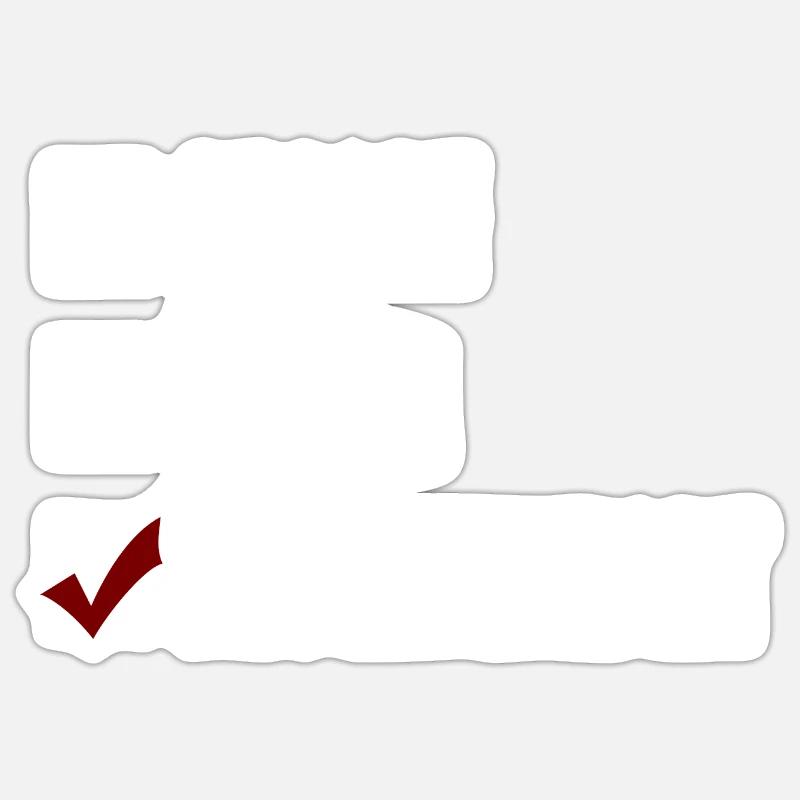 Sticker taille S (10 x 10 cm) - 