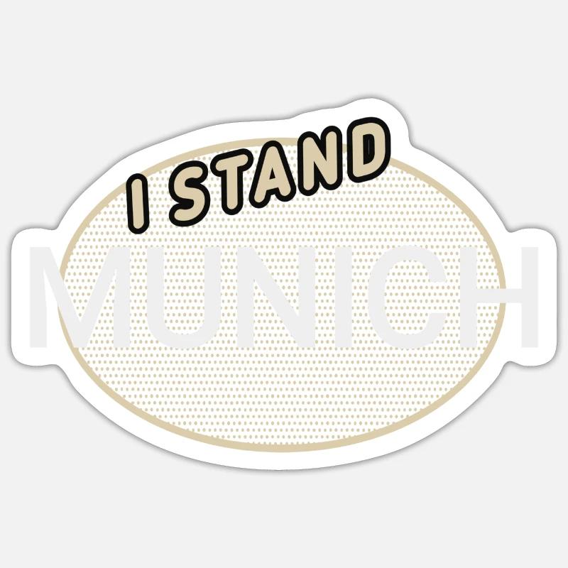 Je représente Munich Sticker taille S (10 x 10 cm)