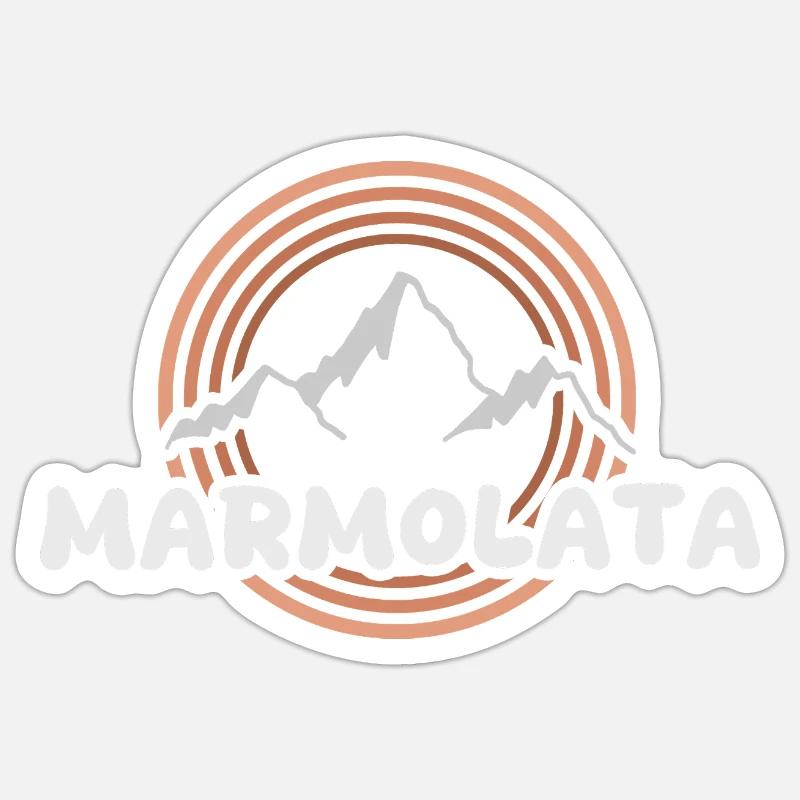 Marmolada - Sticker size S (10 x 10 cm) - white matte