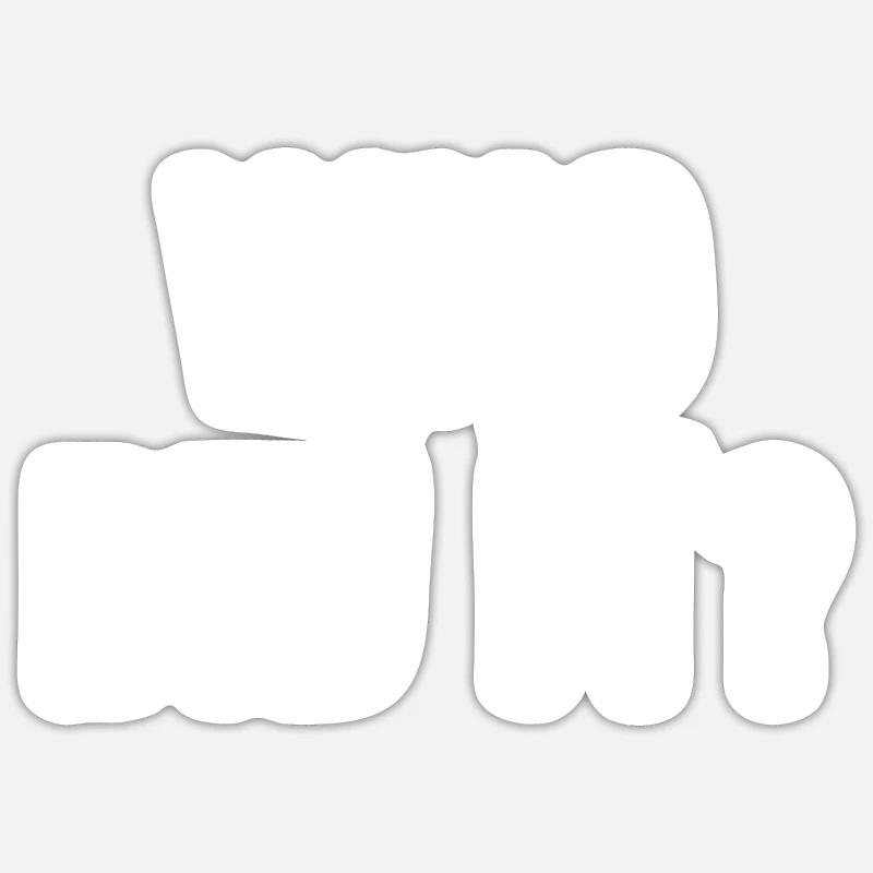 Who Did It? Sticker size S (10 x 10 cm)