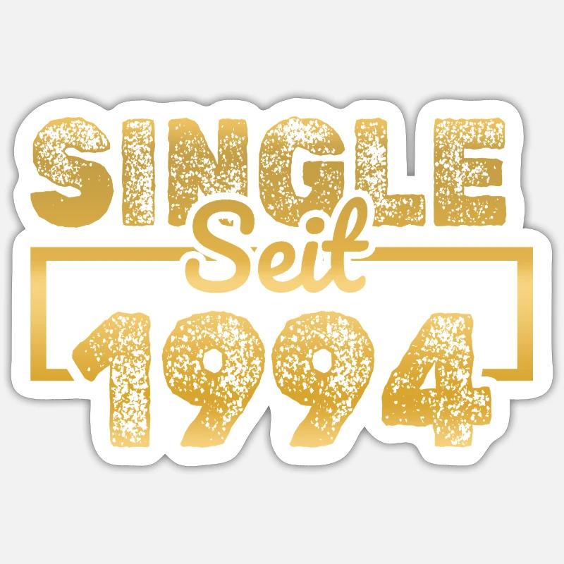 seit 1994 - Sticker Größe S (10 x 10 cm) - Mattweiß