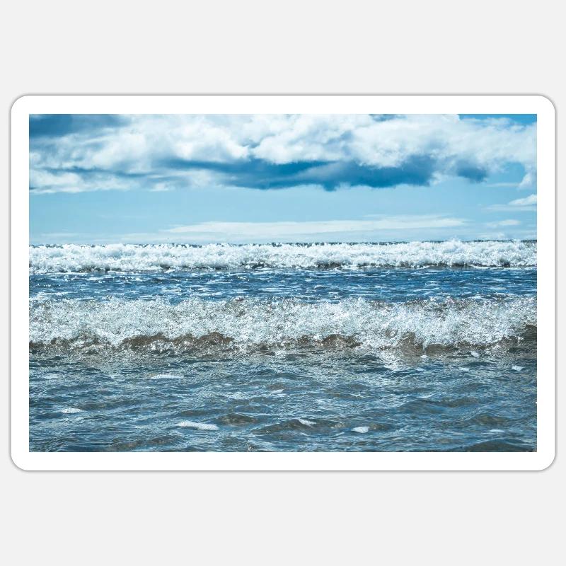 Wave noise Sticker size S (10 x 10 cm)