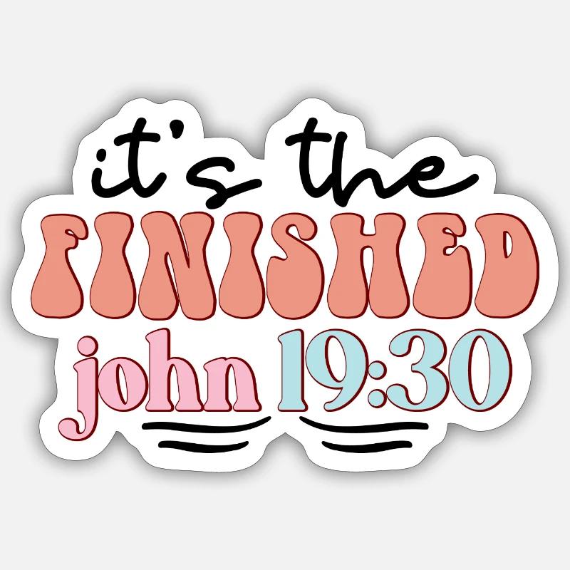 It's done Sticker size S (10 x 10 cm)