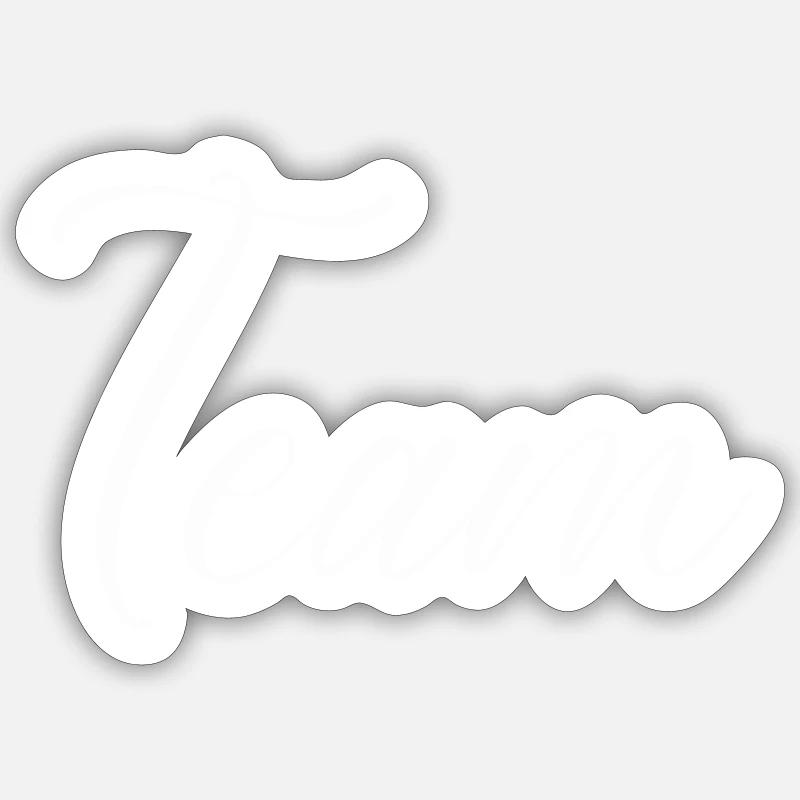Team Sticker size S (10 x 10 cm)