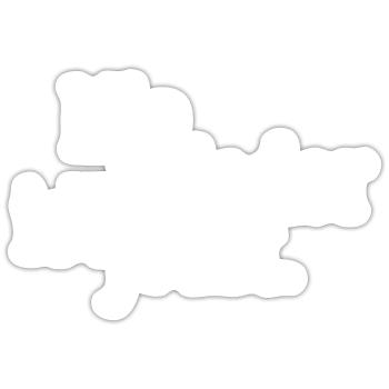 Nie wieder ist jetzt - Gegen Rechts, gegen Hetze - Sticker Größe S (10 x 10 cm) - Mattweiß - Vorne