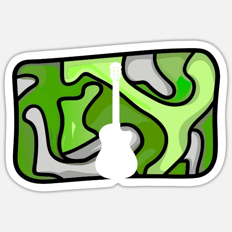 Elektrogitarre Shouter Sticker Größe S (10 x 10 cm)