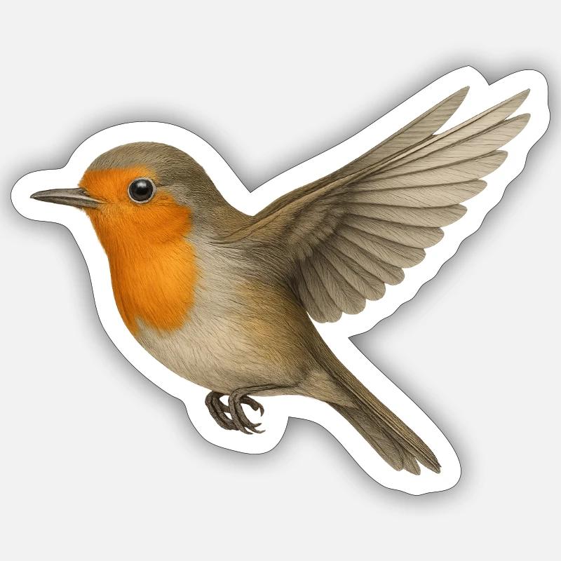 Forest song – tender and lifelike Sticker size S (10 x 10 cm)