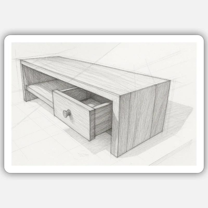 Sketched MSMCM 1 Sticker Größe S (10 x 10 cm)