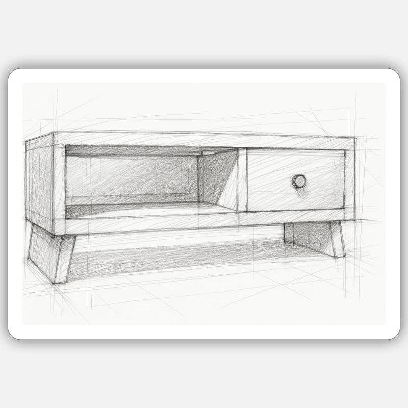 Sketched MSMCM 2 Sticker Größe S (10 x 10 cm)