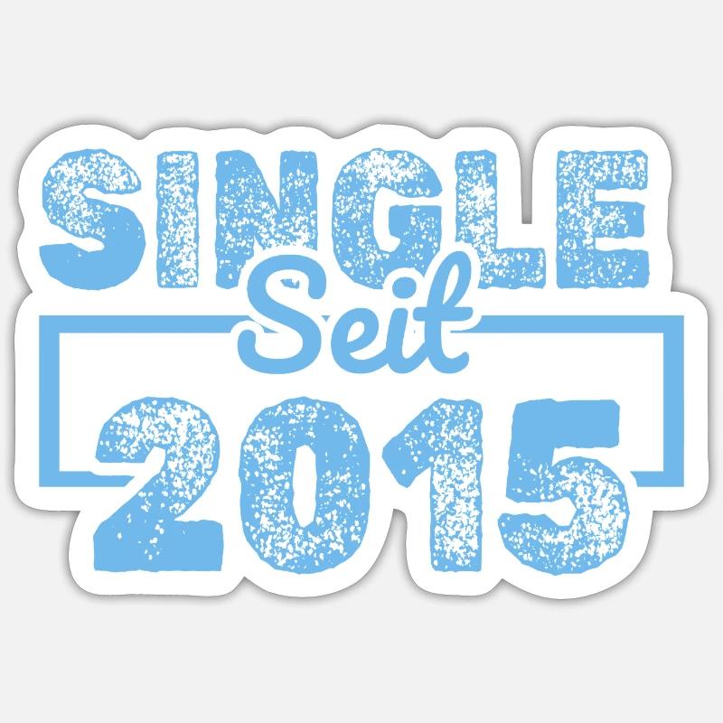 since 2015 - Sticker size S (10 x 10 cm) - white matte