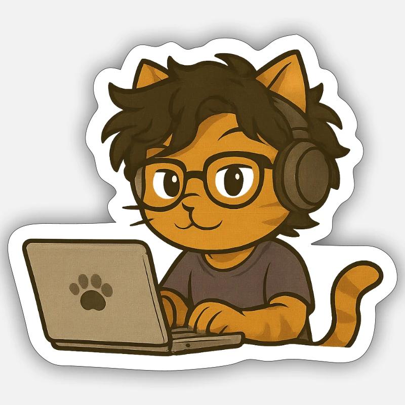 Nerd Sticker Größe S (10 x 10 cm)