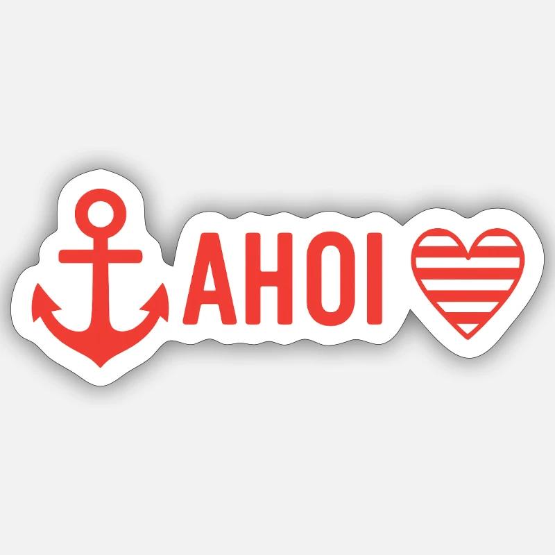 Ohé - Sticker taille S (10 x 10 cm) - blanc mat