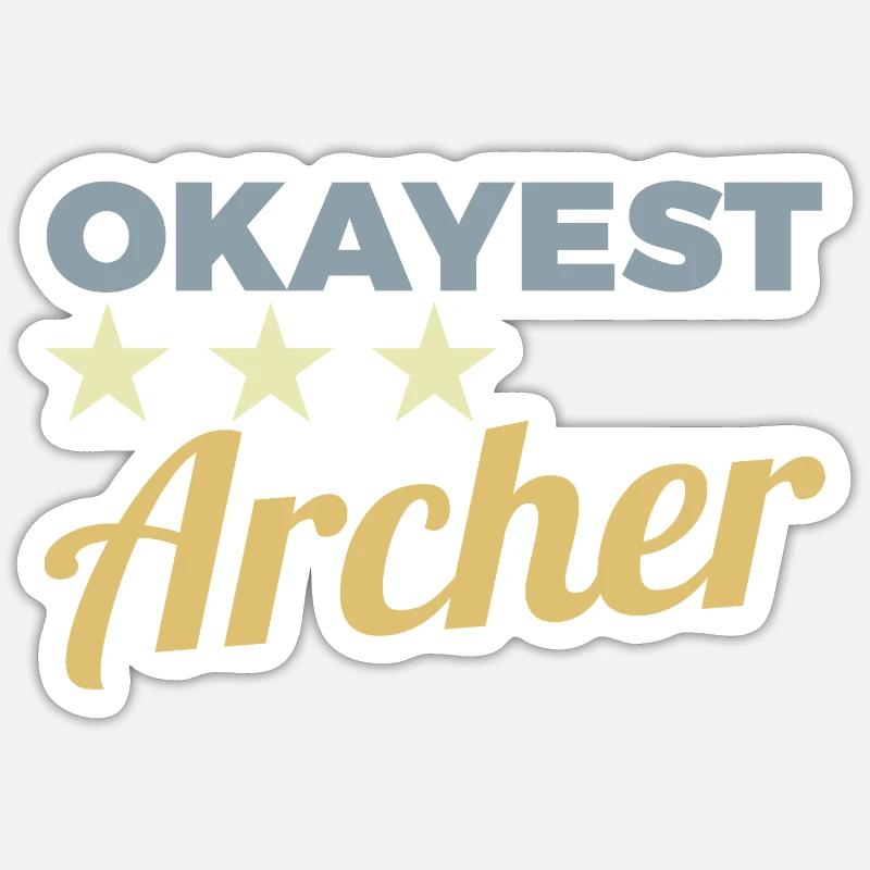 Average Archer Sticker size S (10 x 10 cm)